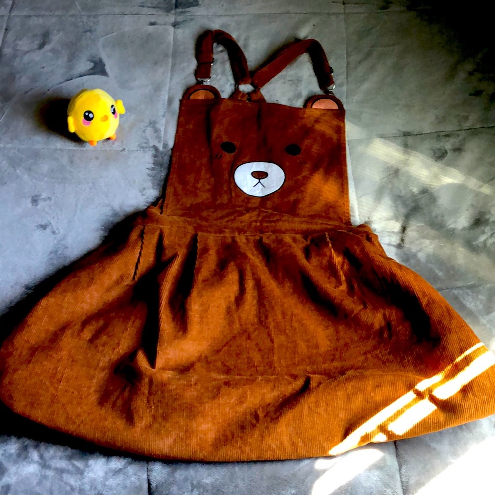 BB BEAR PINAFORE DRESS